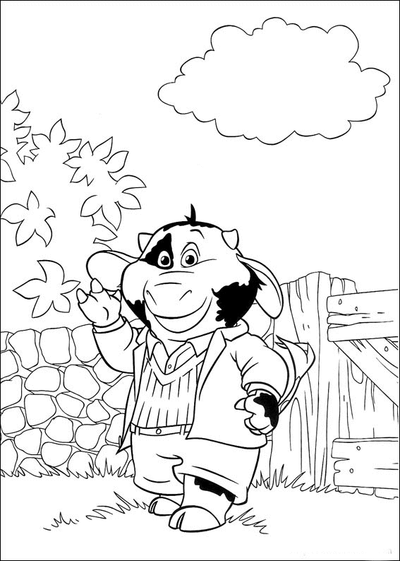 Krowy kolorowanki